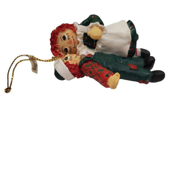 Vintage Raggedy Ann and Andy 1998 Christmas Ornament Vintage Christmas - Picture 7 of 14